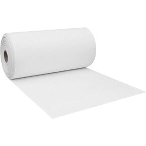 Ceramic Fiber Paper - 1/8" (3 mm) Thick x 24 Inches x 15 Feet - 2300F Rated - High Temperature Insulation Gasket Paper for Kiln, Furnace, Stove, Glass Fusing - Non-Asbestos