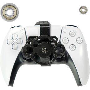 DeadEyeVR PS5 Mini Wheel Steering Add on Replacement Accessory for Racing Games