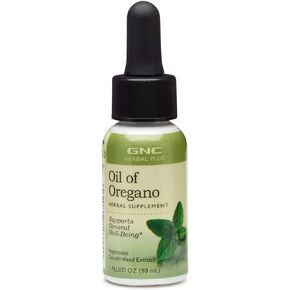 GNC Herbal Plus Oil of Oregano | Supports General Well- Being, Vegetarian Formula | 1 fl.oz