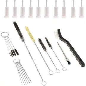 Terberl 27 Piece Spray Gun Cleaning Kit with Spray Gun Filters, Paint Gun Cleaning Kit Airbrush Cleaning Kit for HVLP Gravity, Suction, Detail Paint Guns, Airbrush, Air Paint Spray Gun