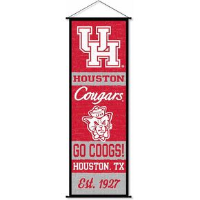 Houston Cougars Banner and Scroll Sign