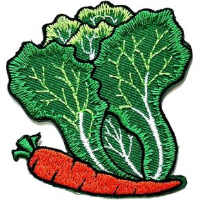 Nipitshop Patches Stack Vegetable Carrot Patch for Cartoon Kids Patch Ideal for adorning Your Jeans Hats Bags Jackets Shirts or Gift Set