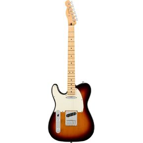 Fender Player Telecaster SS Electric Guitar, 3-Color Sunburst, Maple Fingerboard + Mustang Micro Amplifier + Flash 2.0 Rechargeable Tuner