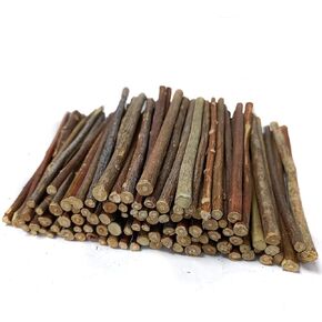Wood Sticks for Crafts - 5 Inch Long 0.1-0.2 Inch in Diameter Craft Sticks - Natural Twigs Sticks for Crafting, DIY School Projects, Card Making, Embellishments & Photo Props (1Pack/100PCS)