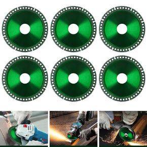 ALEXPRE 6 Packs 4 Inch Indestructible disc for Grinder, Composite Multifunctional Indestructible Cutting Disc 2.2, Cut Everything in Seconds, for Smooth Cutting, Chamfering, Grinding of All Materials