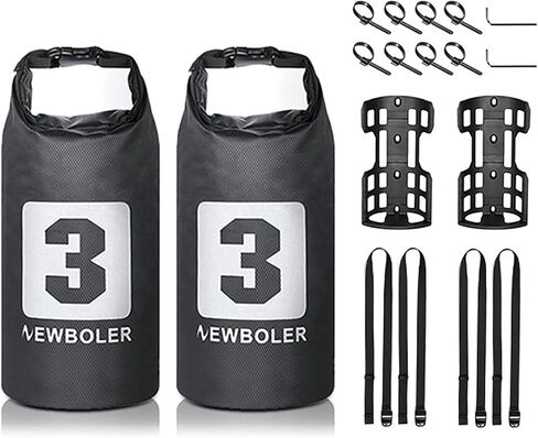 LIXADA 3L/7L Bike Fork Bag Waterproof Dry Bag Roll Top Design Lightweight Bicycle Fork Bag Portable Cycling Pack Bike Pannier for Mountain Bikes Road Bikes Scooter in Saudi Arabia