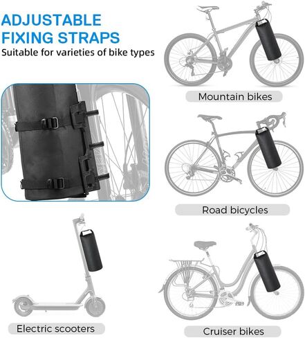 LIXADA 3L/7L Bike Fork Bag Waterproof Dry Bag Roll Top Design Lightweight Bicycle Fork Bag Portable Cycling Pack Bike Pannier for Mountain Bikes Road Bikes Scooter in Saudi Arabia