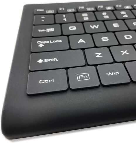 لوحة مفاتيح طبية من السيليكون مقاومة للماء وقابلة للتطهير من DSI 660BL (أسود) in Kuwait