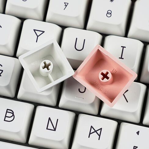 YMDK 139 Shiba Inu MDA Profile Dye Sub Keycaps Ergonomic Thick PBT Keycap Set for TKL GK61 64 68 75 87 96 104 GMMK MX Keyboard in Kuwait