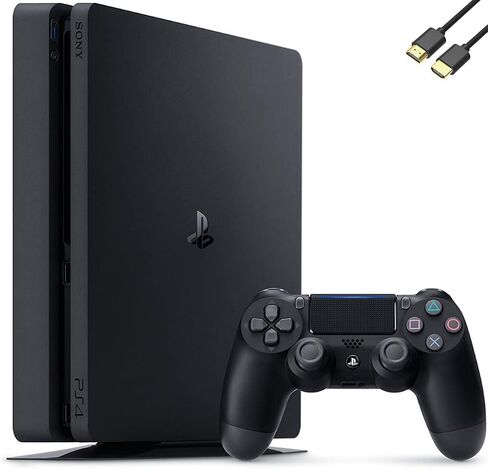 Newest Playstation 4 1TB Slim PS4 Gaming Console, Wi-Fi 5, Bluetooth 4.0 with U Deal HDMI (Renewed) in Saudi Arabia