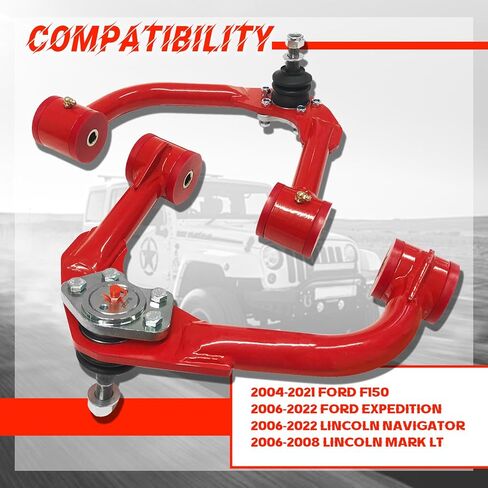 أذرع التحكم العلوية الأمامية لرفع 2-4 بوصة 2004-2024 Ford F150،06-22 Ford Expedition،06-22،Lincoln Navigator،06-08 Lincoln Mark LT in Kuwait