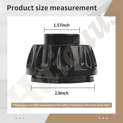 غطاء نهاية العصارة لوحدة طبل أوميغا J8006HDC J8006HDS باللون الأسود يناسب نهاية وحدة طبل العصير - غير متوافق مع نماذج عصارة أوميغا الأخرى in Kuwait