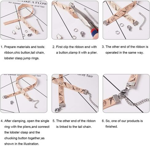 PH PandaHall 200PCS Ribbon Clamp End Clamp Cord Ends 25mm/ 35mm Ribbon Ends Bracelet Bookmark Pinch Crimp Clamp End Findings Clasp Leather Cord Ends Jewelry Making Findings in Saudi Arabia