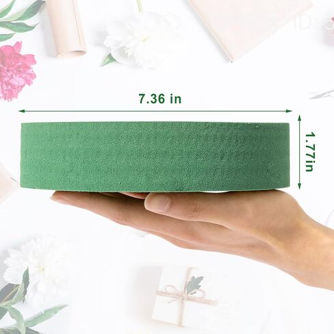 Crafare 7.5 بوصة 8 عبوات من الطوب الرغوي الرطب المستدير DIY كتل الزهور لترتيب زهور الربيع وديكور عطلة الزفاف in Kuwait