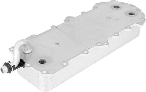 X AUTOHAUX LR039821 مبرد زيت محرك السيارات لون فضي لسيارة Land for Rover Range for Rover 2013-2016 in Kuwait