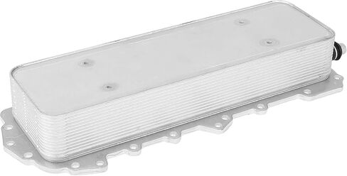 X AUTOHAUX LR039821 مبرد زيت محرك السيارات لون فضي لسيارة Land for Rover Range for Rover 2013-2016 in Kuwait