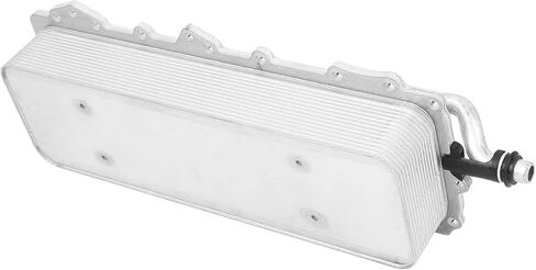 X AUTOHAUX LR039821 مبرد زيت محرك السيارات لون فضي لسيارة Land for Rover Range for Rover 2013-2016 in Kuwait
