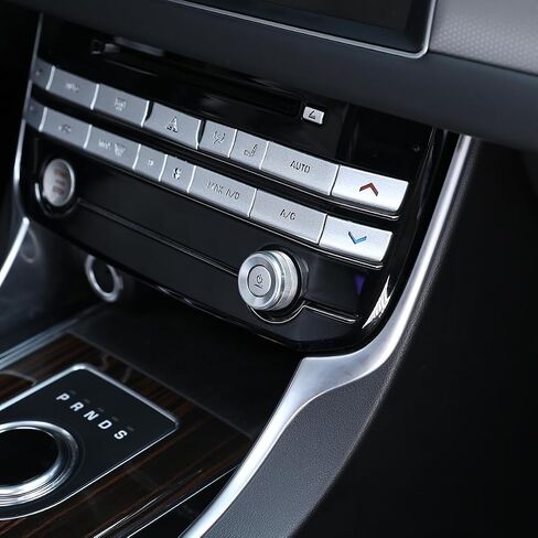غطاء حلقي لمقبض مفتاح مستوى صوت ستيريو من الألومنيوم Daeiclru متوافق مع جاكوار F-PACE/XE/XEL/XF/XFL، حلقات التحكم غطاء مقبض مستوى الصوت للوسائط المتعددة، ملحقات غطاء مقبض التحكم الداخلي (أحمر) in Saudi Arabia