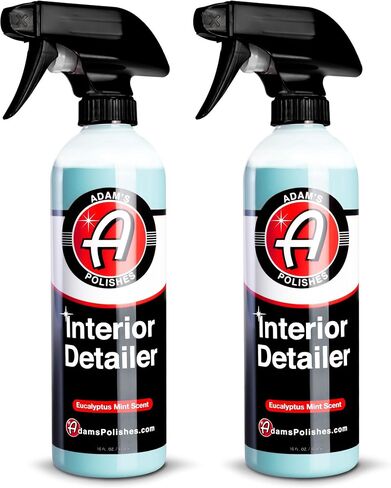 Adam's Interior Detailer 16 fl. oz (Combo) - Total Car Interior Cleaner, Protectant & Dressing | All Purpose Cleaner & Leather Conditioner | Vinyl, Dashboard, Screen, Seat Cleaner & More in Saudi Arabia
