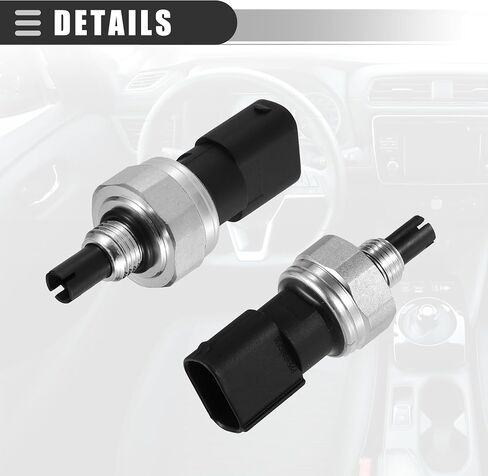 Motoforti A/C Pressure Transducer Valve, Pressure Sensor Switch, for Mercedes-Benz C230 2002-2005, Metal, NO.2038300372, Black in Saudi Arabia