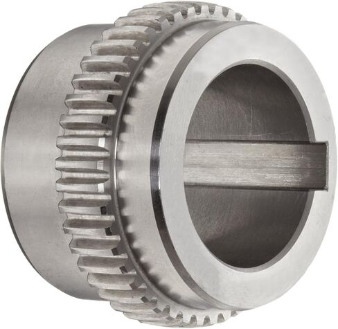 Lovejoy 07365 مقاس FMM 2 وصلة تروس ذات أكمام ذات حواف Sier-Bath، محور مرن، فولاذ كربوني، بوصة، إطار محرك 602/802، الحد الأقصى 5000 دورة في الدقيقة غير متوازنة، عزم الدوران الاسمي 31500 رطل in Kuwait