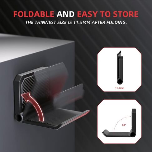 playvital 4 Set FOLD Controller Wall Mount for ps5/4, Foldable Wall Stand for Xbox Core, Switch Pro, Gaming Headset Stand, Wall Holder for Xbox Wireless Headset, for Pulse 3D Headset - New Hope Gray in Saudi Arabia