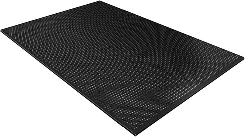 Signature Fitness Heavy Duty Thick Real Rubber Mat Exercise Equipment Floor Mat, 6 ft. x 4 ft., 3/4" Thick in Saudi Arabia