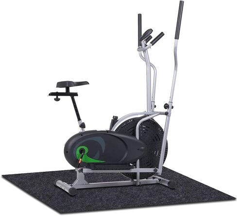 DUANGMUERS تحت سجادات معدات اللياقة البدنية، سجادات التمرين، أرضيات واقية، سجادات المطاحن، تناسب سجادات الحماية لمعظم معدات اللياقة البدنية (سجادات معدات اللياقة البدنية 36 بوصة × 48 بوصة) in Kuwait