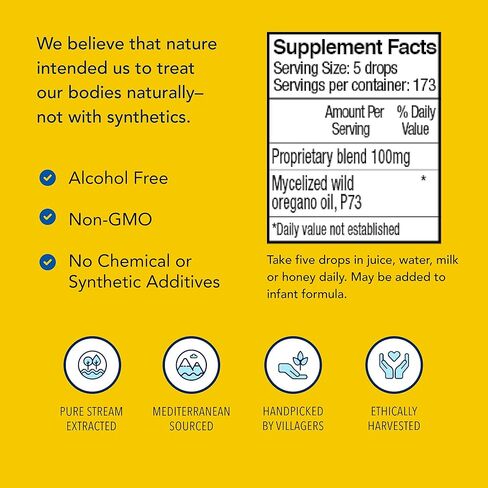 أمريكا الشمالية هيرب آند سبايس H2Orega - 1 فلوريدا. أوقية. - زيت الأوريجانو المسيل - تركيبة سريعة لدعم المناعة - سهل الامتصاص - غير معدل وراثيًا - 173 حصة in Kuwait