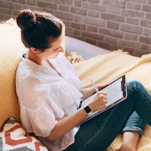 حافظة رياضية amBand MF مع أشرطة متوافقة مع Apple Watch Series 9/8/7 (41 ملم) وسلسلة SE2/SE/6/5/4 (40 ملم) السلسلة 3 (38 ملم) للرجال والنساء زهرة in Kuwait