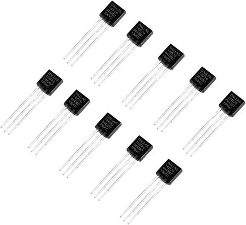 KOOKYE 5pcs TMP36 Temperature Sensor Precision Analog Output for for Arduino Raspberry Pi Microcontroller in Kuwait