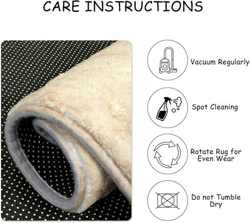 LIVEBOX سجادة الدب الأبيض للأطفال للحضانة، 36 بوصة × 53 بوصة سجادة منطقة قابلة للغسل لغرفة النوم، سجادة ناعمة غير قابلة للانزلاق للحمام، سجادة غرفة لعب الحيوانات، سجادة باب أرضية لغرفة الأطفال، مدخل خيمة in Kuwait