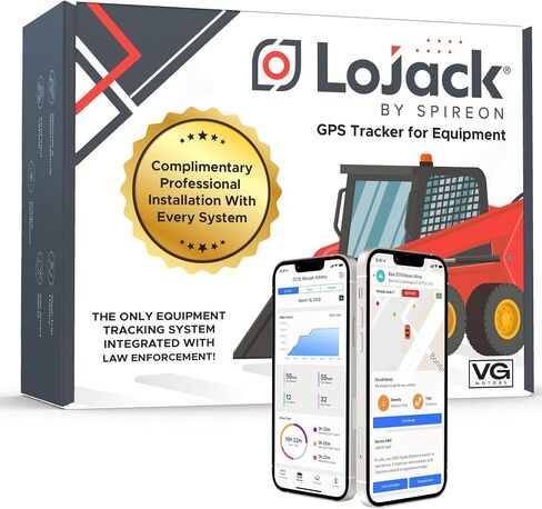 LoJack for Construction Equipment | Machinery Theft Protection | LoJack GPS Equipment Tracking System | No Monthly Fee (3 Years) in Saudi Arabia