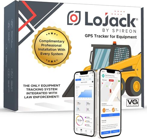 LoJack for Construction Equipment | Machinery Theft Protection | LoJack GPS Equipment Tracking System | No Monthly Fee (3 Years) in Saudi Arabia