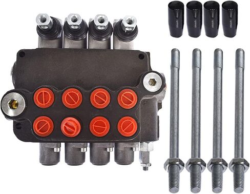 Timunr 4 Spool 21 GPM Hydraulic Directional Control Valve, 3600 PSI SAE Ports Double Acting Hydraulic Valve with Joystick in Saudi Arabia