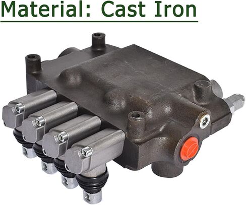 Timunr 4 Spool 21 GPM Hydraulic Directional Control Valve, 3600 PSI SAE Ports Double Acting Hydraulic Valve with Joystick in Saudi Arabia