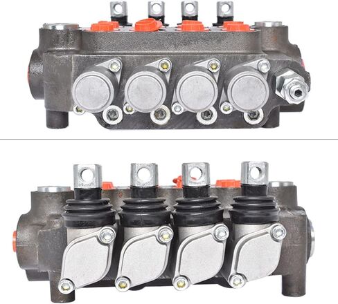 Timunr 4 Spool 21 GPM Hydraulic Directional Control Valve, 3600 PSI SAE Ports Double Acting Hydraulic Valve with Joystick in Saudi Arabia