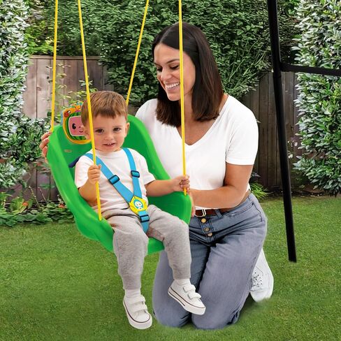 Baby Shark 2-in-1 Outdoor Swing by Delta Children – for Babies and Toddlers – Full Bucket Seat in Saudi Arabia
