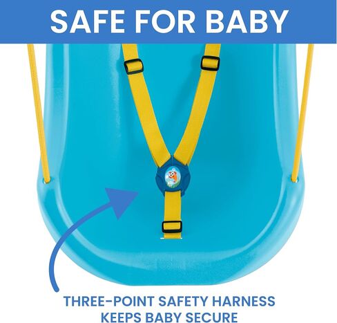 Baby Shark 2-in-1 Outdoor Swing by Delta Children – for Babies and Toddlers – Full Bucket Seat in Saudi Arabia