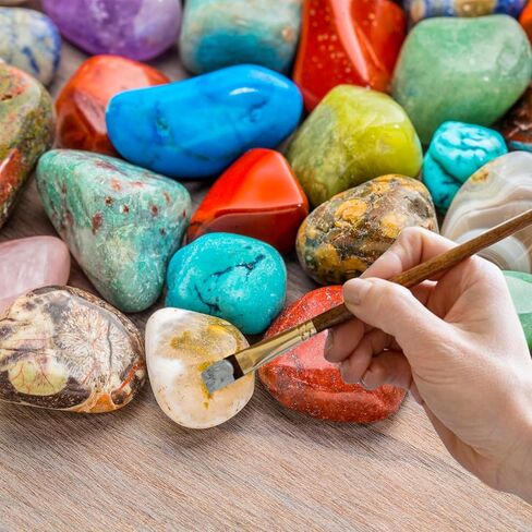 WHANLEY L&Q 2.8 رطل صخور نهرية بيضاء طبيعية (0.8 ~ 1.4 بوصة) صخور بيضاء للنباتات، أحجار زخرفية، صخور بيضاء للمناظر الطبيعية، حصى بيضاء، صخور حوض السمك، الحصى، صخور النهر، أحجار زخرفية... in Kuwait