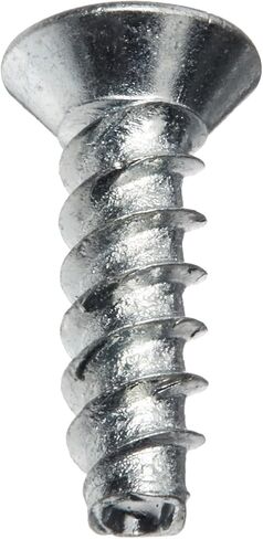 Small Parts 0205LTF Steel Thread Rolling Screw for Plastic, Zinc Plated, 82 Degree Flat Head, Star Drive, #2-28 Thread Size, 5/16" Length (Pack of 100) in Saudi Arabia