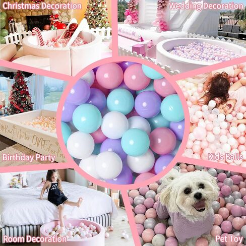 GOGOSO Brown Ball Pit Balls for Toddlers 1-3, Pack of 100pcs Phthalate Free BPA Free Non-Toxic 2.2-Inch Crush Proof Play Balls Play Tent Pool Playhouse Playpen Party Decoration in Saudi Arabia