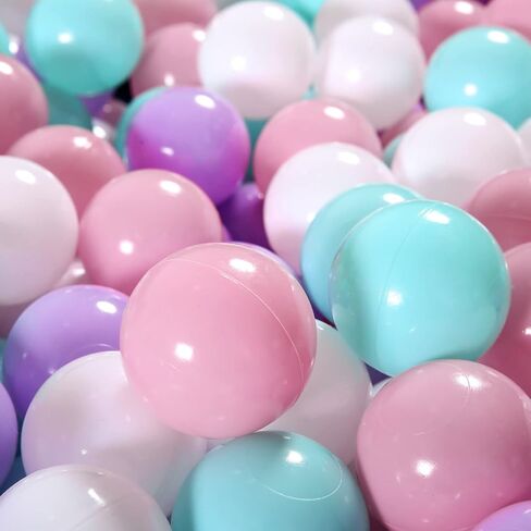 GOGOSO Brown Ball Pit Balls for Toddlers 1-3, Pack of 100pcs Phthalate Free BPA Free Non-Toxic 2.2-Inch Crush Proof Play Balls Play Tent Pool Playhouse Playpen Party Decoration in Saudi Arabia
