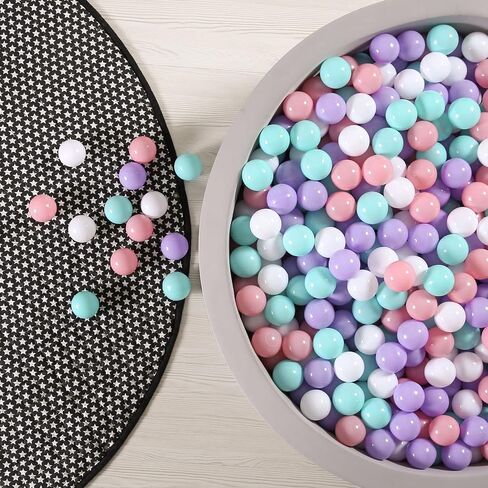 GOGOSO Brown Ball Pit Balls for Toddlers 1-3, Pack of 100pcs Phthalate Free BPA Free Non-Toxic 2.2-Inch Crush Proof Play Balls Play Tent Pool Playhouse Playpen Party Decoration in Saudi Arabia