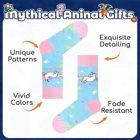 sockfun هدايا مضحكة للفتيات 4-10 سنوات، جوارب الفتيات الجدة جوارب ممتعة للأطفال في صندوق هدية in Kuwait