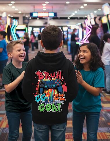 Tstars Funny Kids Gaming Apparel Hoodie Gifts for Gamers I Paused My Game to Be Here Hoodies in Saudi Arabia