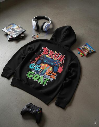 Tstars Funny Kids Gaming Apparel Hoodie Gifts for Gamers I Paused My Game to Be Here Hoodies in Saudi Arabia