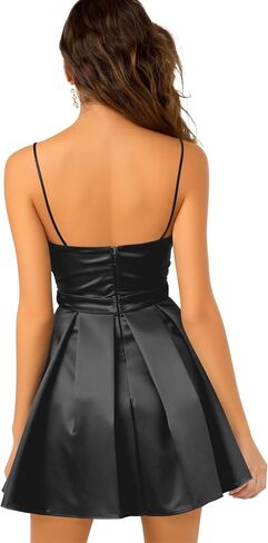 نوفا في سماء فساتين صيفية للسيدات 2025 Flowy Boho v-Neck Beach Sundresses Spaghetti Strap Tiered Mini Swing Skater Dress in Saudi Arabia