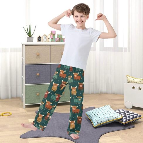 Dussdil Cute Penguin Black White Pajama Pants Long Sleep PJ Pant Pajama Bottoms Elastic Waist Lounge Pants with 2 Pockets M in Saudi Arabia