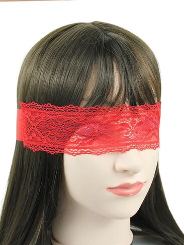 قناع تنكري غامض من الدانتيل العظمى عيبون في زهرة الدانتيل الأسود eyemask قابلة للتعديل قناع العيون ملحقات الأزياء Cosplay (النمط 1) in Kuwait